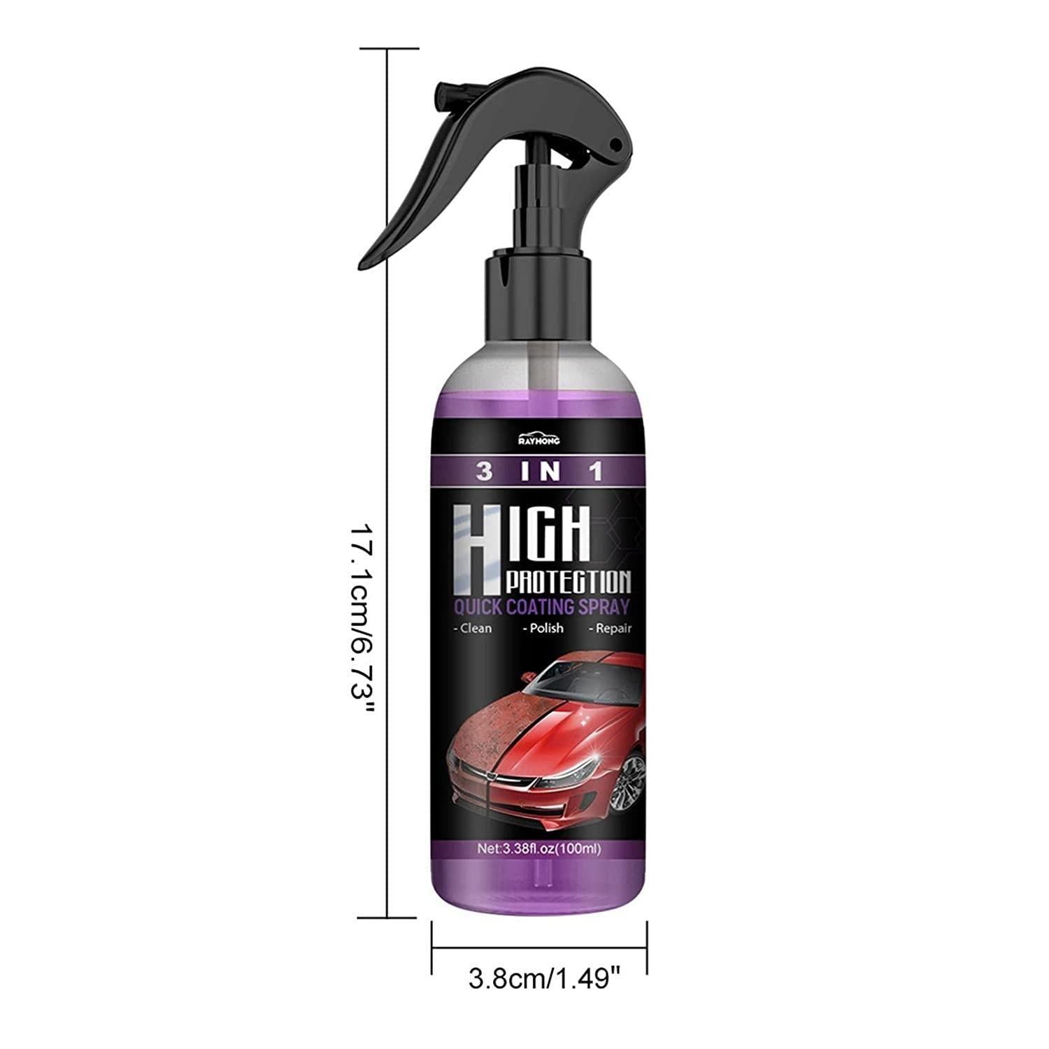 Hydrophobic Polish Nano Coating Agent Car Scratch Spray Cars Polishing for Motorcycles, Boats (Pack of 2) 5912