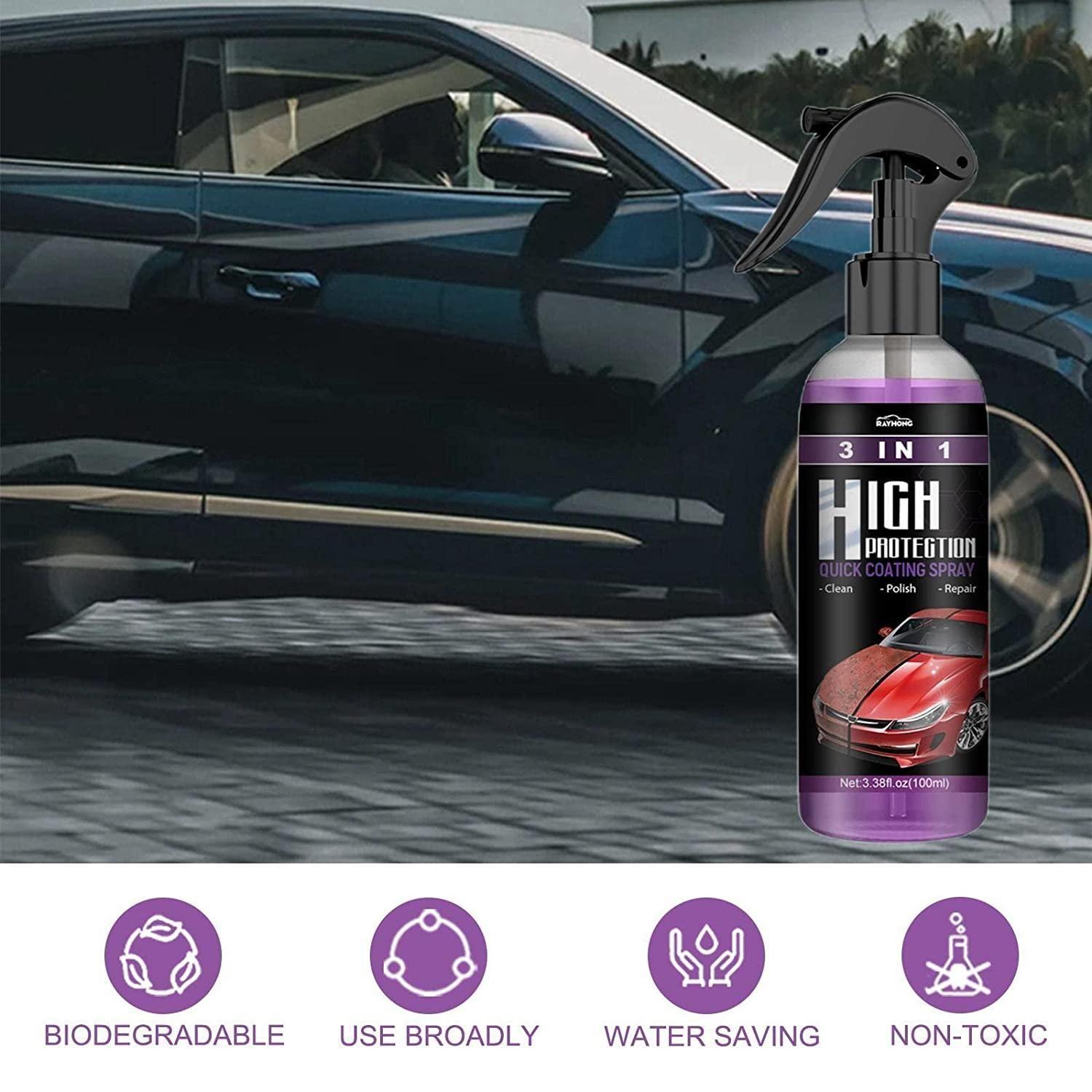 Hydrophobic Polish Nano Coating Agent Car Scratch Spray Cars Polishing for Motorcycles, Boats (Pack of 2) 5912