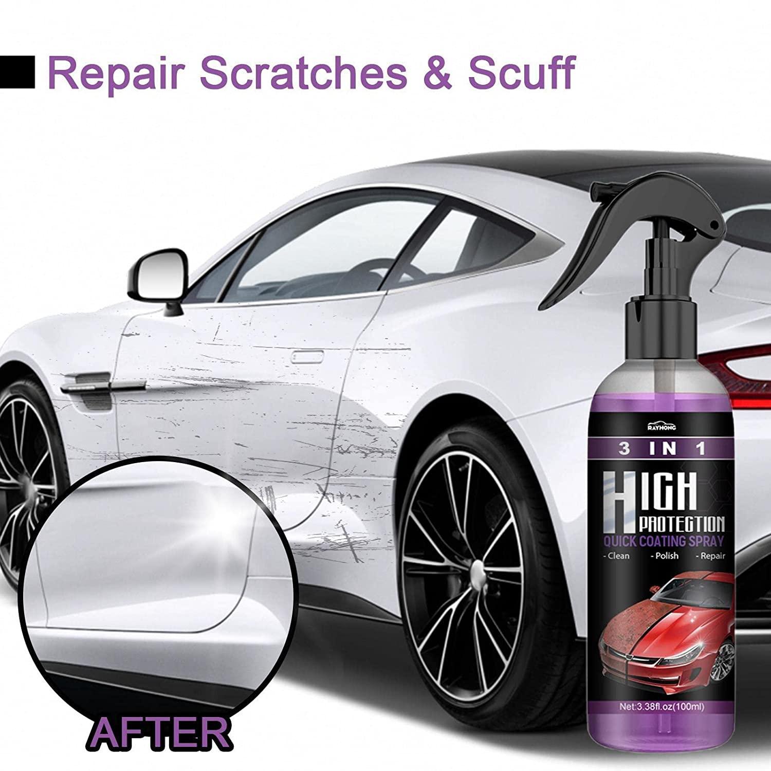 Hydrophobic Polish Nano Coating Agent Car Scratch Spray Cars Polishing for Motorcycles, Boats (Pack of 2) 5912