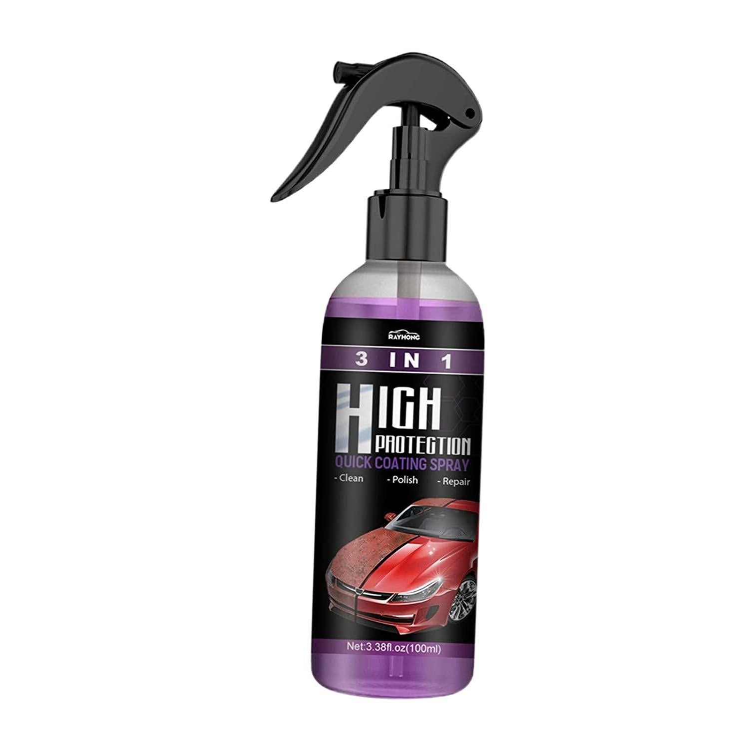 Hydrophobic Polish Nano Coating Agent Car Scratch Spray Cars Polishing for Motorcycles, Boats (Pack of 2) 5912