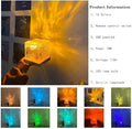 Wave Lamp, Wave Light Cube, Aurora Glow Lamp Crystal Night Light, Romantic Lamp for Room Decor, LED Wave Lights, Room Decor for Kids 19357