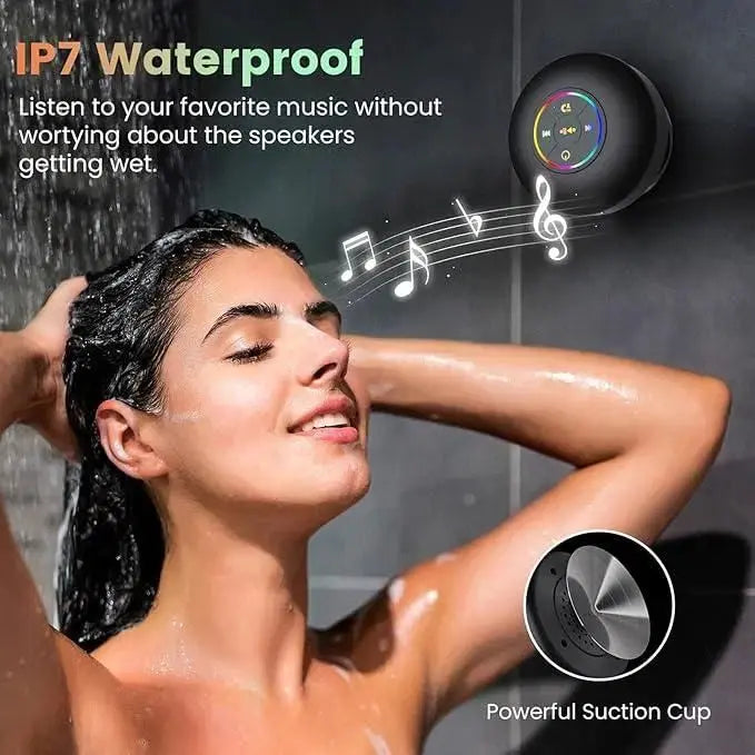 Large Suction Cup Waterproof Bluetooth Speaker 1238