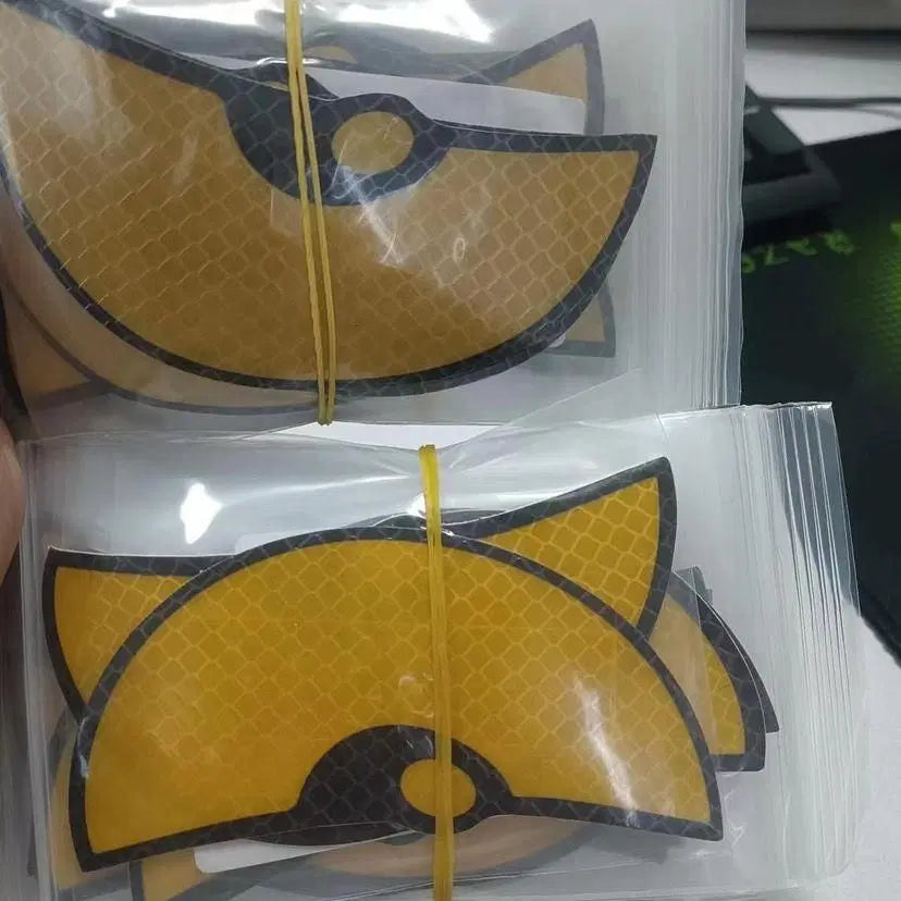 2 Pieces Monster Eyes Car Reflective Stickers Pack of 1 1238