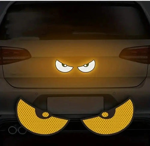 2 Pieces Monster Eyes Car Reflective Stickers Pack of 1 1238