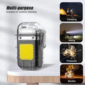 Metal Black LED Flashlight Lighter 19333