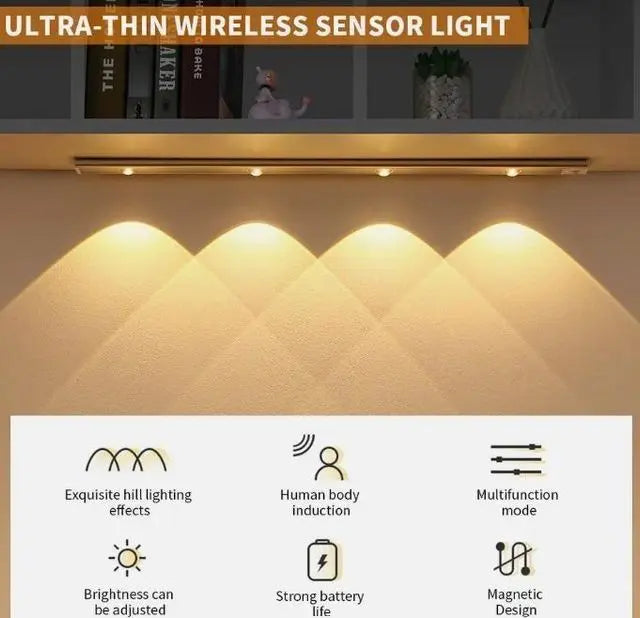 LED PIR Motion Sensor Cabinet With USB Rechargeble 26032