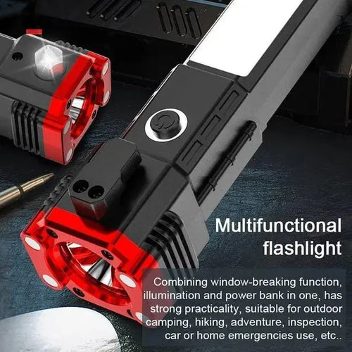 8 in 1 Portable Rechargeable Torch LED Flashlight 25960