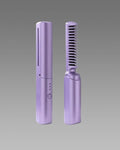 Meneflix Portable Mini Hair Straightener Cordless Rechargeable Mini Adjustable Hair Straightener Hot Comb 1238