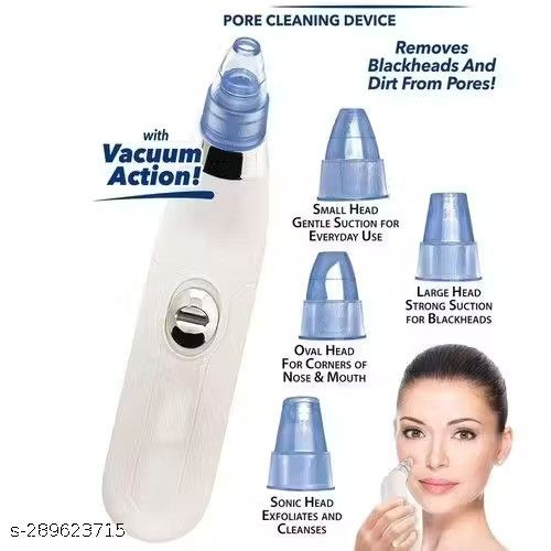 Derma Suction Vacuum Skin Cleanser | 4 in 1 Multi-function Blackhead Remover Tool | Remover Kit Skin Cleaner | Pimple Removal Tool | Ane Removal Tool 26041