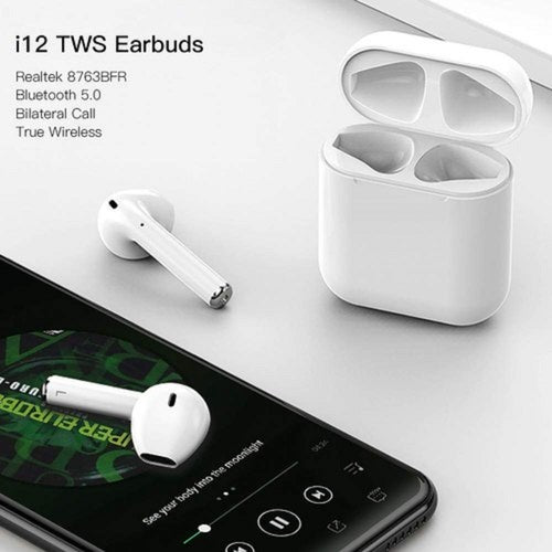 i12 TWS Wireless Headphone Bluetooth Earphone 5.0 Stereo Headset for all Mobiles